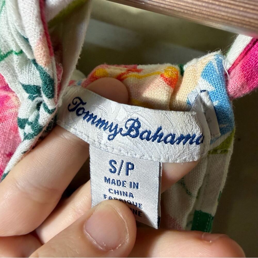 Tommy Bahama Lava Actually Linen-Blend Halter Dress Size Small - Picture 12 of 12